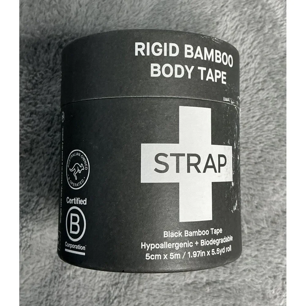 Athletic Body Tape Strap Black Bamboo‎ Body Tape 5.5 Yards 1 Roll By Patch